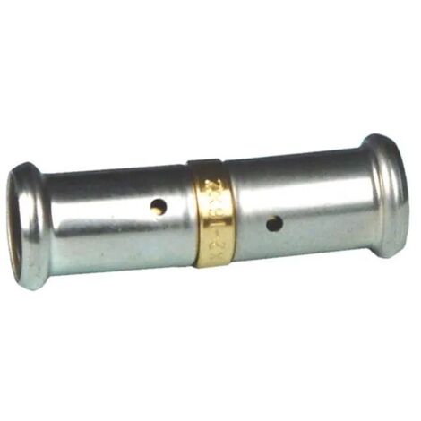 15P raccordo diritto intermedio ø16x16mm ottone a pressare 15P1616