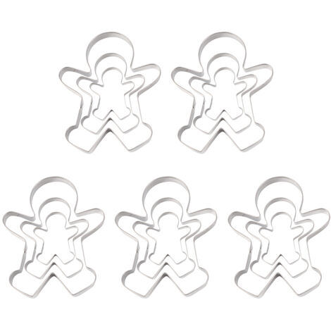 15PCS Cute Stainless Steel Cookies Biscuits Cutter Molds Set DIY Cake Pastry Baking ToolBoys