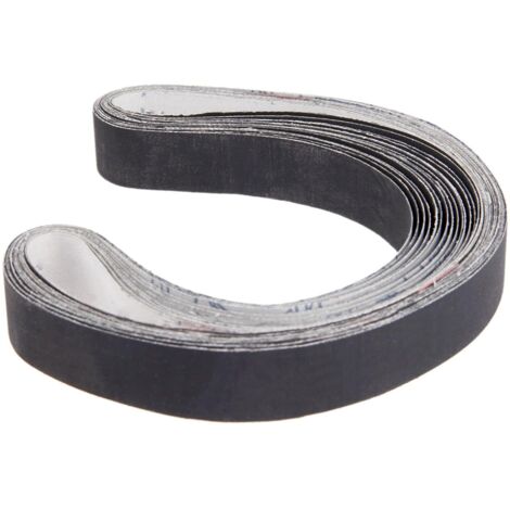 15pcs Oxyde d'aluminium Bandes abrasives 760 x 25 mm résistant à l'usure Meule (600/800/1000 chaque taille 5pcs)