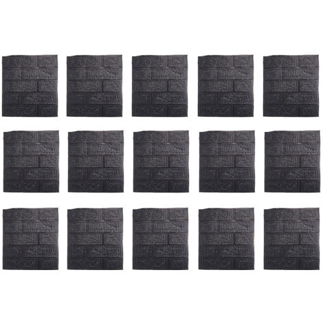 15PCS Self-Adhesive 3D Wall Panels Wallpaper with Brick Effect
