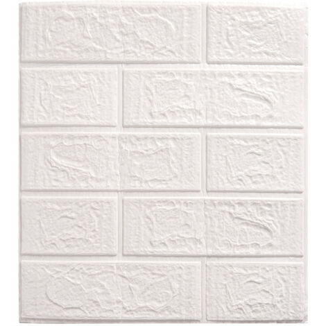 15PCS Self-Adhesive 3D Wall Panels Wallpaper with Brick Effect