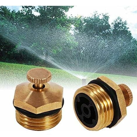 BOED 15Pcs Spray Nozzle, Adjustable Atomizer Nozzle Brass Micro Jet Agricultural Spray Tool for Garden Irrigation System