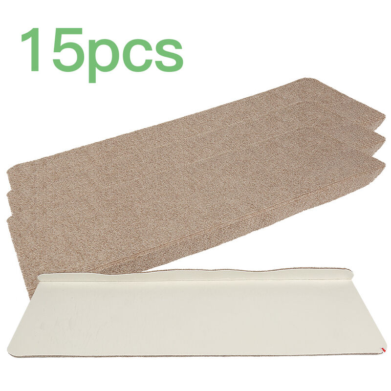 Guoyihua - 15PCS Tapis D'escalier Auto-adhésif sécurité,Tapis Marchettes D'escalier avec Adhésifs, Tapis D'escalier Anti-Glissade, Rectangulaire,