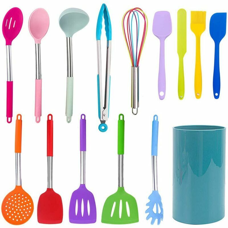 15pcs utensili da cucina set in acciaio inox