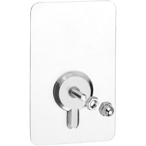 15PCS Vis Adhésives Détachables pour Fixation Murale Sans Percer - Tige Filetée 14mm - 5 x 8 cm - Charge 10 kg