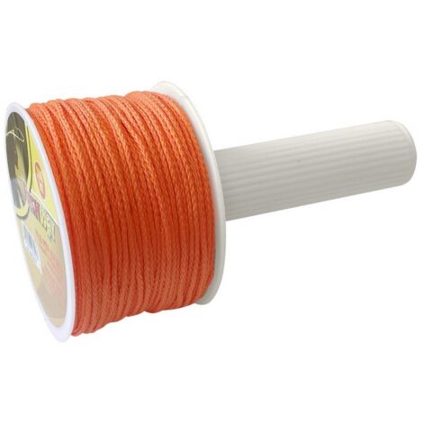 15PZ FILO PER EDILIZIA CON MANICO GIREVOLE mt. 100 col. Arancio fluorescente
