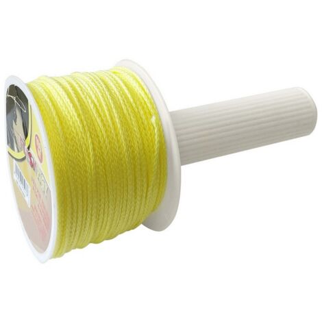 15PZ FILO PER EDILIZIA CON MANICO GIREVOLE mt. 100 col. Giallo fluorescente