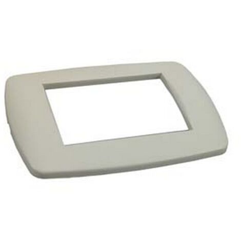 15PZ PLACCA 3 POSTI "MILLENNIUM" AVORIO - 3 posti - mm.123x84h. (7843.T.A)