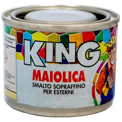 COLORIFICIO PARTENOPEO 15PZ SMALTO MAIOLICA ALLUMINIO 345 GR.100