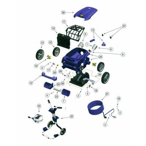 15.Roue arrière V4 - petite roue