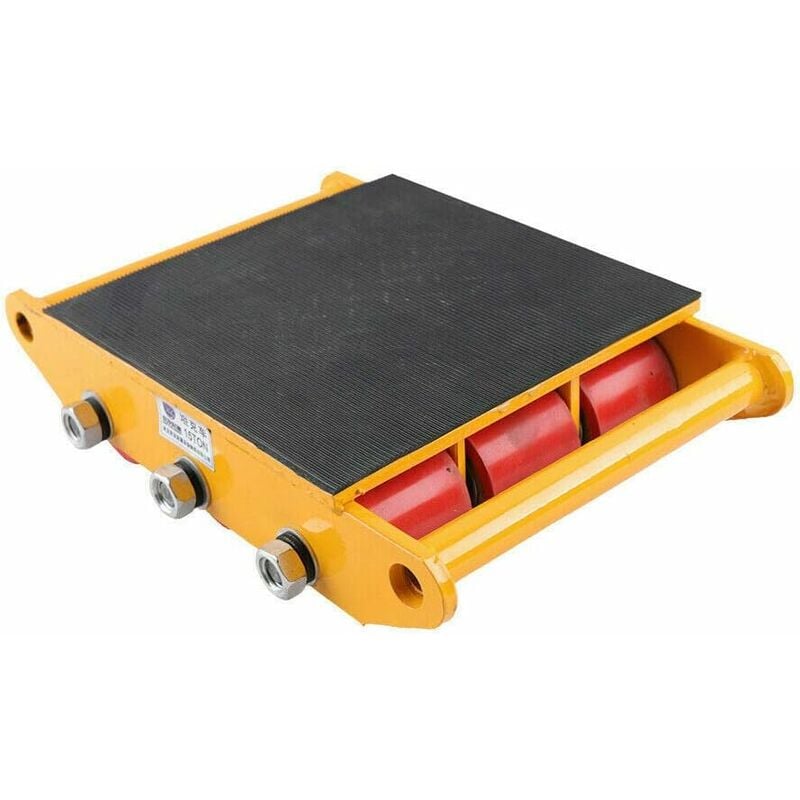 15t machines industrielles Mover Dolly Skate Roller Cargo Trolley heavy Duty heavy duty Roll Tank Rolls train D'atterrissage de direction train