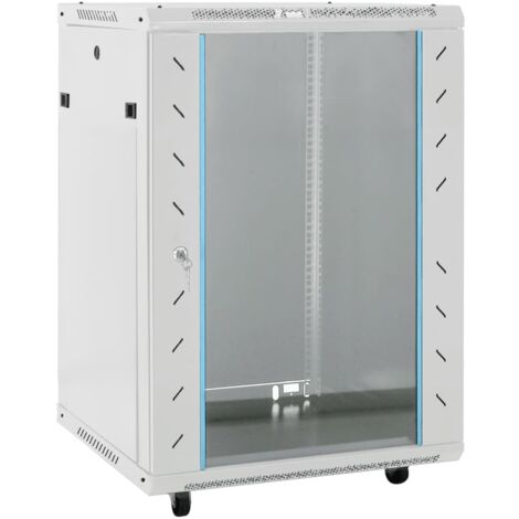 BONNEVIE 15U Network Cabinet 19" IP20 Grey 53x40x80 cm VSVS3281553