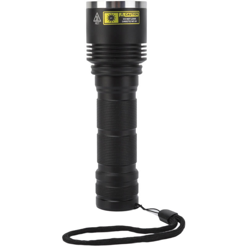 15W 365nm UV lampe de poche LED filtre noir lentille optique torche détecteur d'urine pour animaux de compagnie pour le durcissement de la résine.