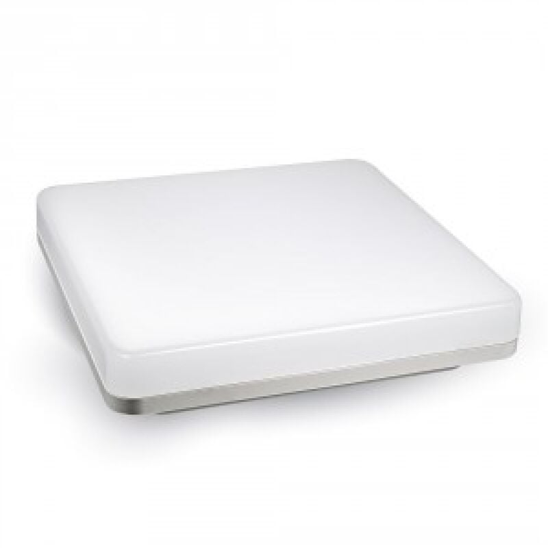 Plafonnier à LED 15W de forme carrée blanc V-TAC - VT-8033SQ 6400K