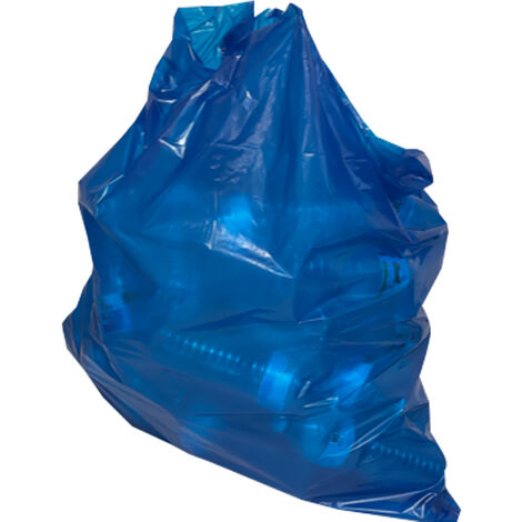 250 x Deiss Abfallsack 120l 27µ Müllsäcke Abfallsäcke blau Mülltüten Müllsack 