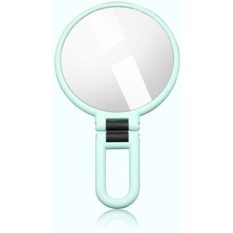 15x Magnifying Pocket Mirror Portable Vanity Cosmetic Mirror Green