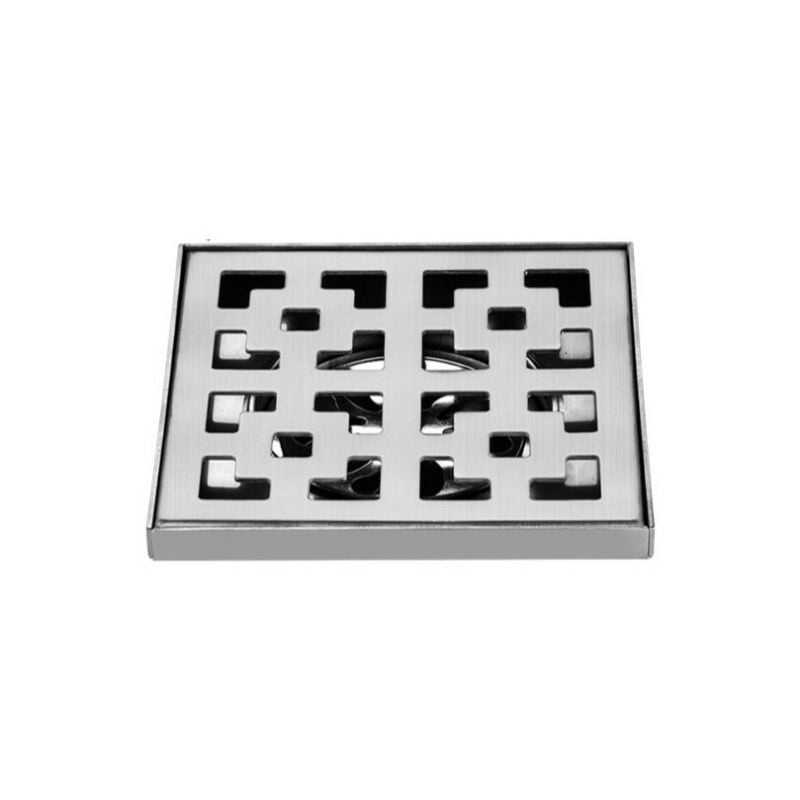 Serbia - 15x15cm) Siphon douche à l'italienne Siphon de sol Grand siphon de sol extérieur Acier inoxydable 304 Grand format extérieur