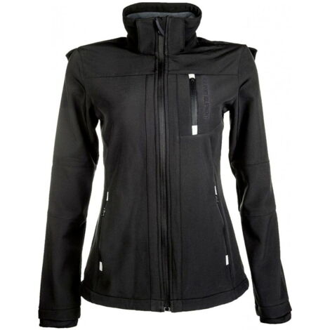 16/17 anni, Blu Navy: Giacca equitazione bambini in tessuto tecnico Softshell modello Sport