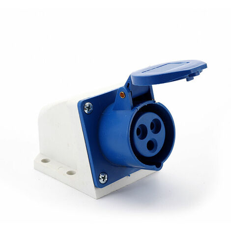 16 Amp 3pin Industrial Socket 220V-250Volt Waterproof IP44 Waterproof 2P+E 16A