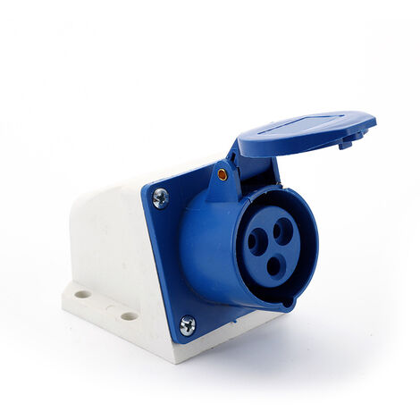 16 Amp 3pin Prise Industrielle 220V-250Volt étanche IP44 étanche 2P + E 16A