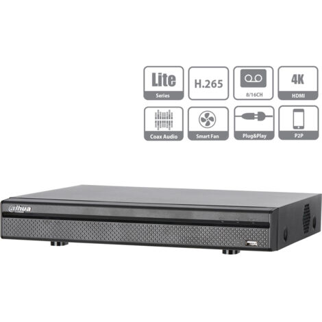 16-Camera Dvr 4K / 1080p 5n1 4k/7fps 1080p/25fps Sveglia - security Xs-xvr6116-4kl