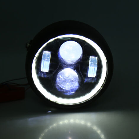 16 cm/6,5" LED-Scheinwerfer für Sportster-, Café Racer- und Bobber-Motorräder – Projektorlampe