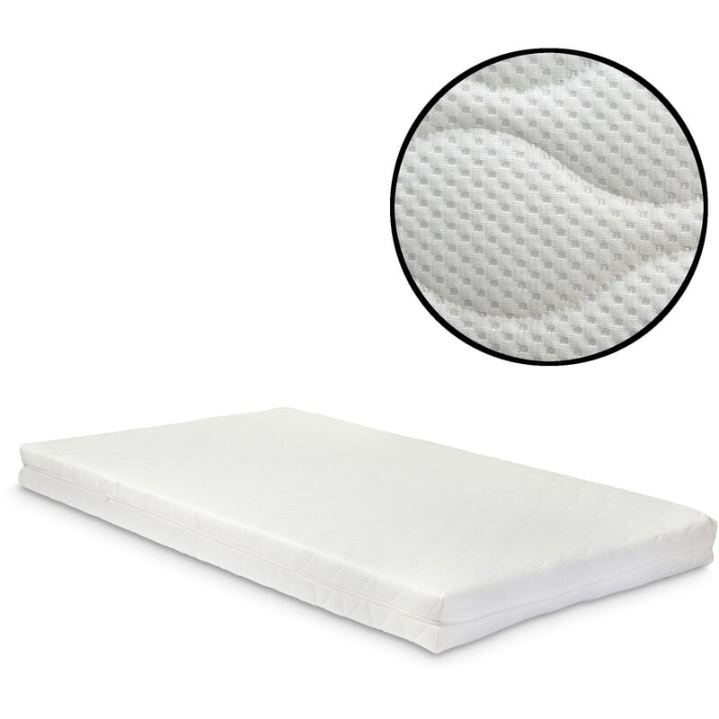 16 cm matelas en mousse froide (120 x 200 cm) 7 zones matelas memory matelas à rouler confort premium - [neu.haus]