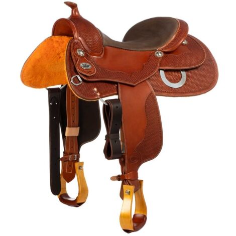 16", Cognac/Terra: Selle westwood classic reining big butterfly cognac