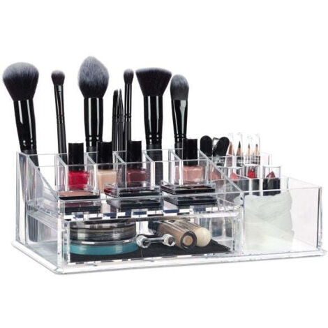 16-Compartment Make-Up Organiser