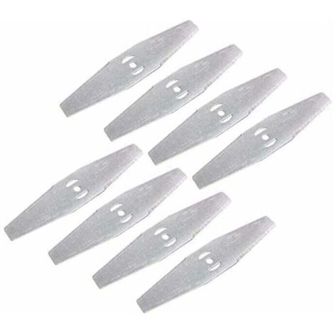 16 cuchillas de bordeadora metálicas, XU, universales para cortacéspedes inalámbricos - KZQ