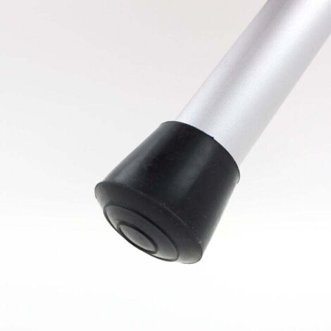 16 Embouts en Caoutchouc - Pour Pieds des Tables, Chaises, Meubles - Différentes Couleurs et Tailles Disponibles (16mm, Noir)