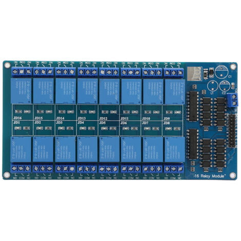 16-Kanal-Relaismodul mit Optokoppler für Arduino und Raspberry Pi