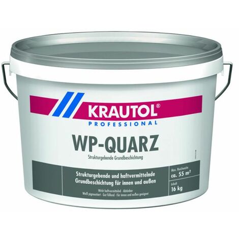 16 kg Krautol WP Quarz Putzgrund weiß Grundbeschichtung Grundierung Farbe Tapete