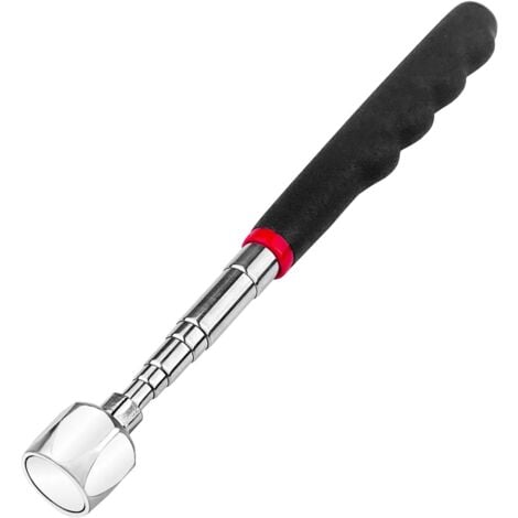 16 Livres acier Inoxydable Aimant Telescopique, Ramassage Magnétique, Tige Télescopable Magnétiques, Récupérateur Aimanté tête Hexagonale, Pick up Rod Magnetics, pour Ramasser Aimants