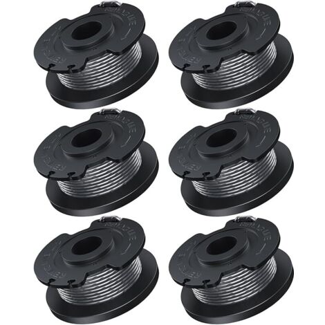 Ø1,6 mm-5m de Longueur Fil Coupe Bordure Compatible avec Bosch Convient pour Coupe-Bordures Sans fil EasyGrassCut,Contient 6 Pièces F016800569 Bobine Coupe Bordure