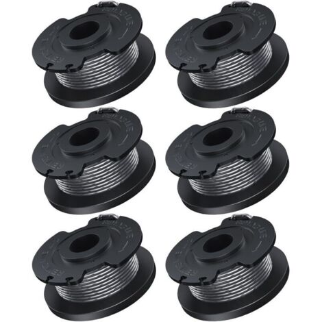 Ø1,6 mm-5m de Longueur Fil Coupe Bordure Compatible avec Bosch Convient pour Coupe-Bordures Sans fil EasyGrassCut,Contient 6 Pièces F016800569 Bobine Coupe Bordure-Crezuo