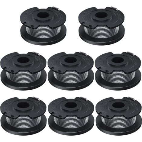 Ø1,6 mm-5m de Longueur Fil Coupe Bordure Compatible avec Bosch Convient pour Coupe-Bordures Sans fil EasyGrassCut,Contient 8 Pièces F016800569 Bobine Coupe Bordure