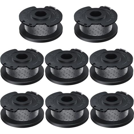 Ø1,6 mm-5m de Longueur Fil Coupe Bordure Compatible avec Bosch Convient pour Coupe-Bordures Sans fil EasyGrassCut,Contient 8 Pièces F016800569 Bobine Coupe Bordure