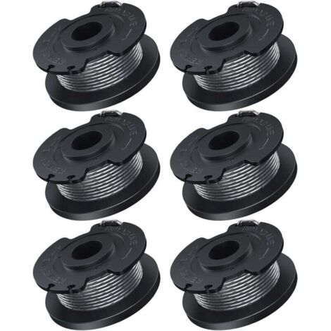 1,6 mm Durchmesser, 5 m Länge, Rasentrimmerfaden kompatibel mit Bosch, geeignet für EasyGrassCut Akku-Rasentrimmer, enthält 6 Stück F016800569 Rasentrimmerspule