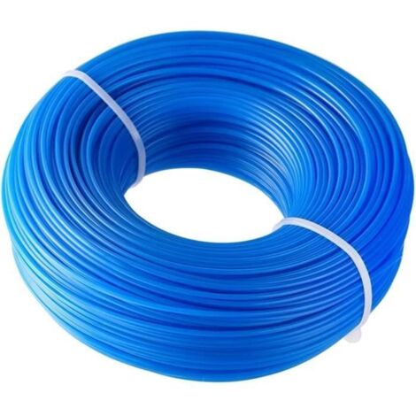 1,6 mm X 100m Fil Coupe Bordure Universel, Bobine Fil Nylon pour Coupe Bordure Fil pour Débroussailleuse Electrique