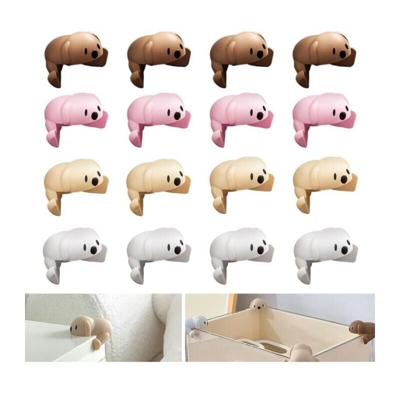 Ymyny - 16 Pack Corner Edge Protectors for Baby Furniture with Strong Adhesive, Odorless and Ultra Strong Baby Corner Guards to Ensure Safety