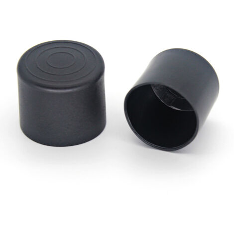 16 pcs - Protection Pied de Chaise et Table – Patins épais Antidérapants et Résistants - Embout à insérer - Protège Sols et Meubles - Tampon en Caoutchouc Noir Ø20 mm