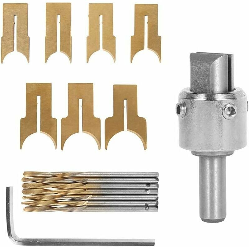 16 pezzi Punte da trapano per perline di legno