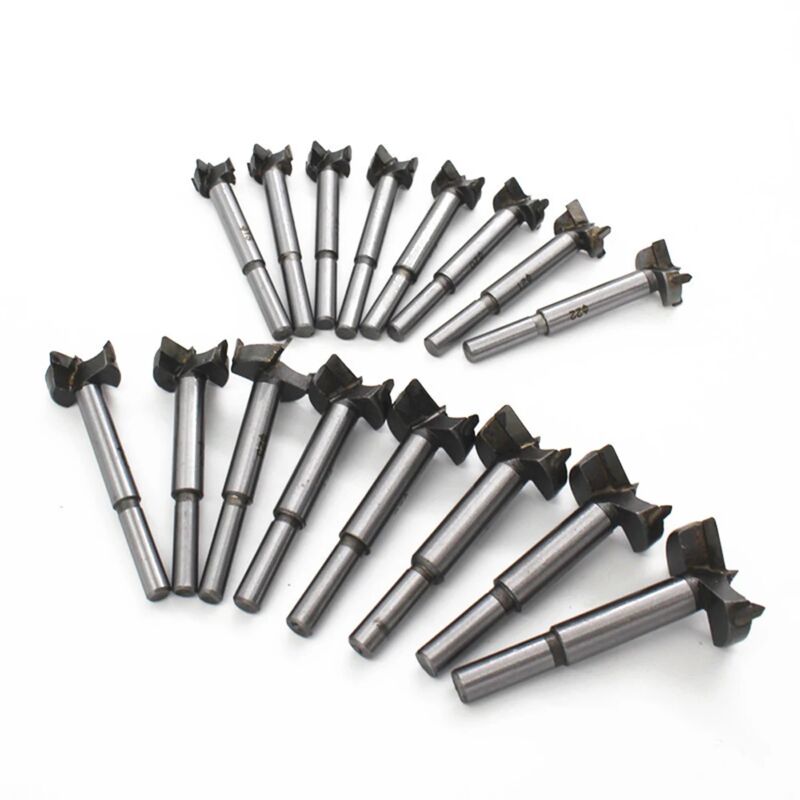 16 pièces 15-35mm alliage trou ouvre aile plate foret Kit outils de coupe du bois