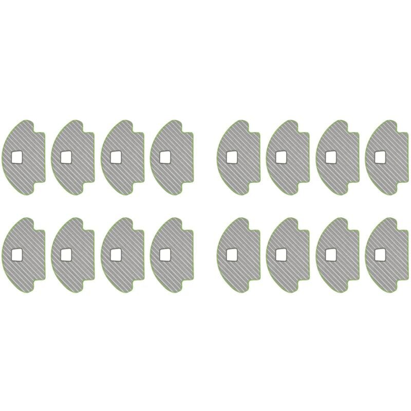 16 PièCes SéRies Kit de Chiffons de Vadrouille Remplacement pour Deebot Ozmo 610 930 Accessoires de Nettoyage pour Robot Nettoyeur