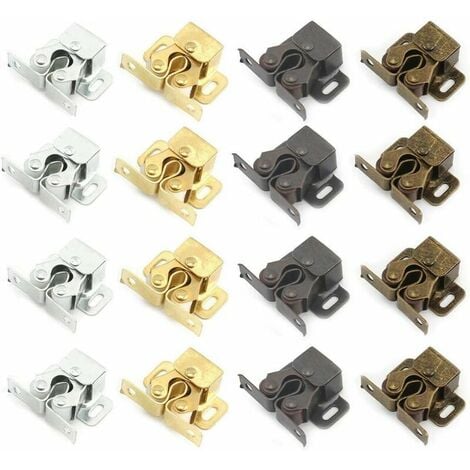 Powerful Magnetic Latch Holding Force 4kg Set Of 10 - Brown Door Magnet Magnet  Latch Cupboard Magnet Cupboard Door Magnet