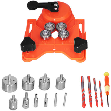 16 pièces foret diamant scie cloche 6-50mm Kit d'outils de perçage de coupe pour carrelage boisorange