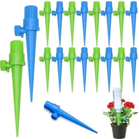 16 Pièces Irrigation Goutte a Goutte, Arroseur Automatique Intérieur, Dispositif d'arrosage Réglable, pour Balcon Jardin Plantes Intérieures et Pots de Fleurs (16) -