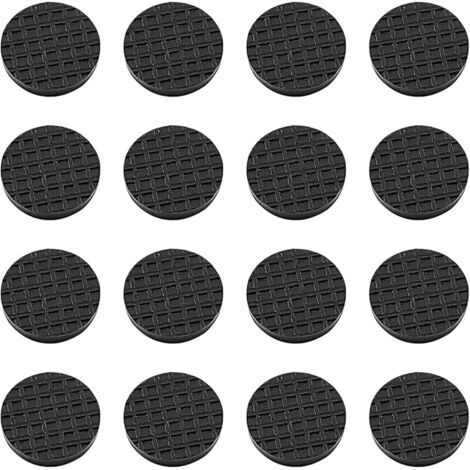 16 Pièces Protection pour Meubles Patin Antiderapant, Tampons Autocollant, Protecteur de Sol Tampon, Ronds, 20MM