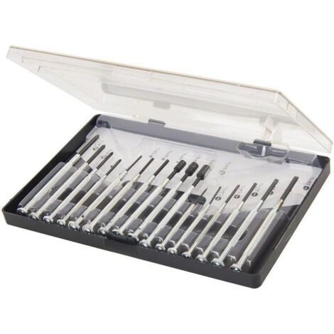 16 pièces Tournevis de précision multifonction montre téléphone portable Lunettes Outil de réparation kit